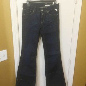 Replay Dark Blue Flare Jeans
